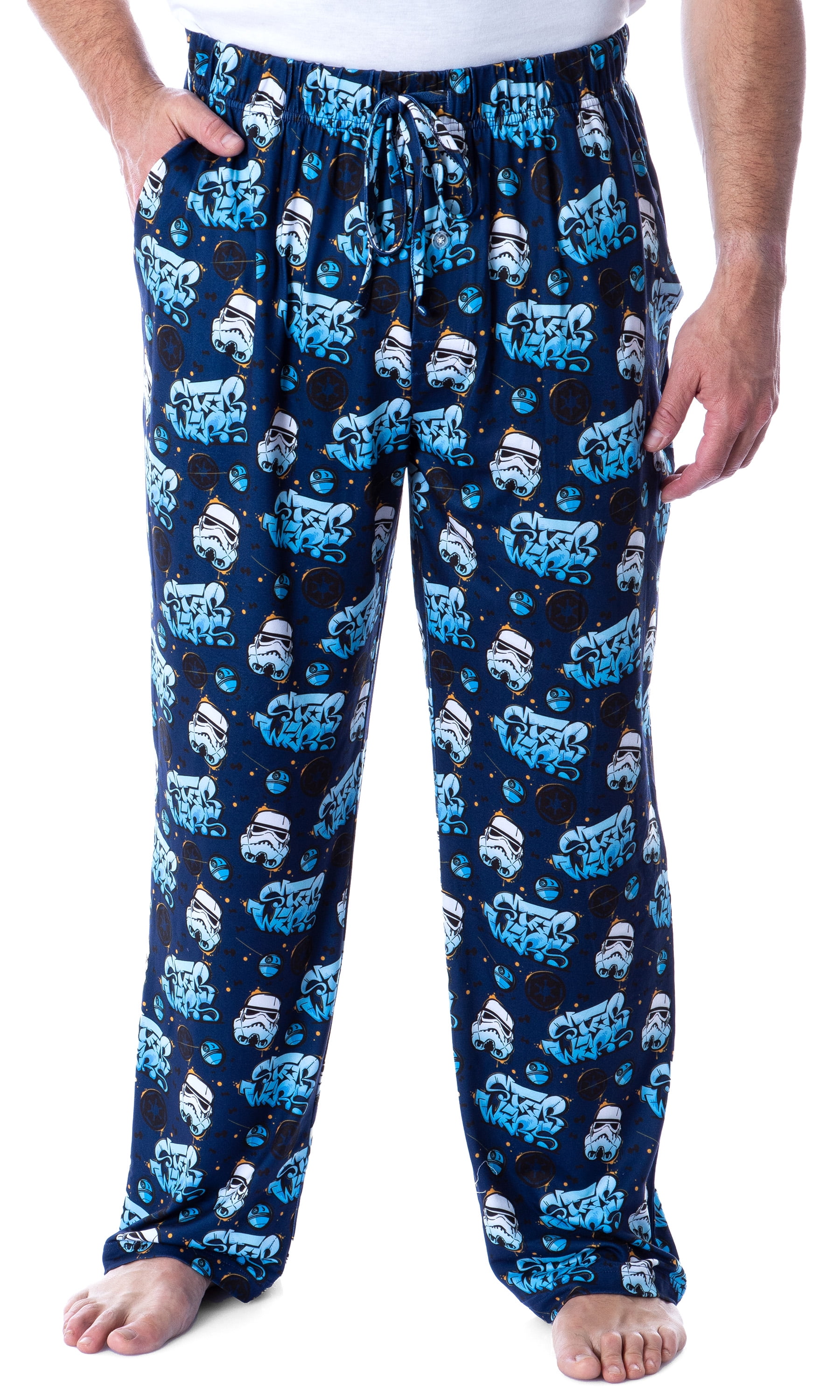 Star Wars Stormtrooper Mens' Graffiti Allover Loungewear Pajama Pants