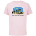 thumbnail image 1 of Star Wars Stormtrooper “Nope, Haven’t Seen Any Droids” Funny - Short Sleeve Cotton T-Shirt for Adults - Customized-Soft Pink, 1 of 5