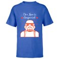 thumbnail image 1 of Star Wars Stormtrooper Our Love is Imperial Valentine’s Day - Short Sleeve T-Shirt for Kids - Customized-Royal, 1 of 5