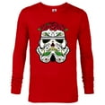 thumbnail image 1 of Star Wars Stormtrooper Roses Sugar Skull - Long Sleeve T-Shirt for Men - Customized-New Red, 1 of 5