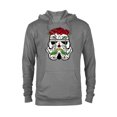 thumbnail image 1 of Star Wars Stormtrooper Roses Sugar Skull - Pullover Hoodie for Adults - Customized-Graphite Heather, 1 of 5