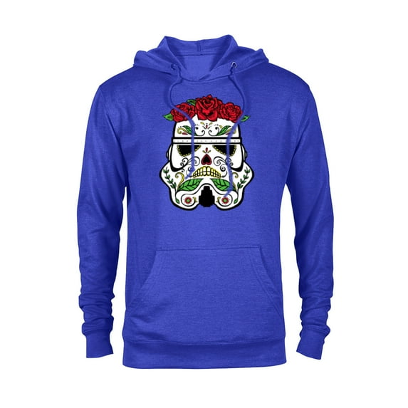 Star Wars Stormtrooper Roses Sugar Skull - Pullover Hoodie for Adults - Customized-Royal Heather