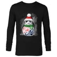 thumbnail image 1 of Star Wars Stormtrooper Up to Snow Good Funny Holiday - Long Sleeve T-Shirt for Men -Customized-Black, 1 of 5