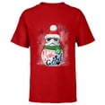 thumbnail image 1 of Star Wars Stormtrooper Up to Snow Good Funny Holiday - Short Sleeve T-Shirt for Kids -Customized-Red, 1 of 5