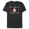 thumbnail image 1 of Star Wars Stormtrooper Valentine’s Day Our Love is Imperial - Short Sleeve Blended T-Shirt for Adults - Customized-Dark Heather, 1 of 5
