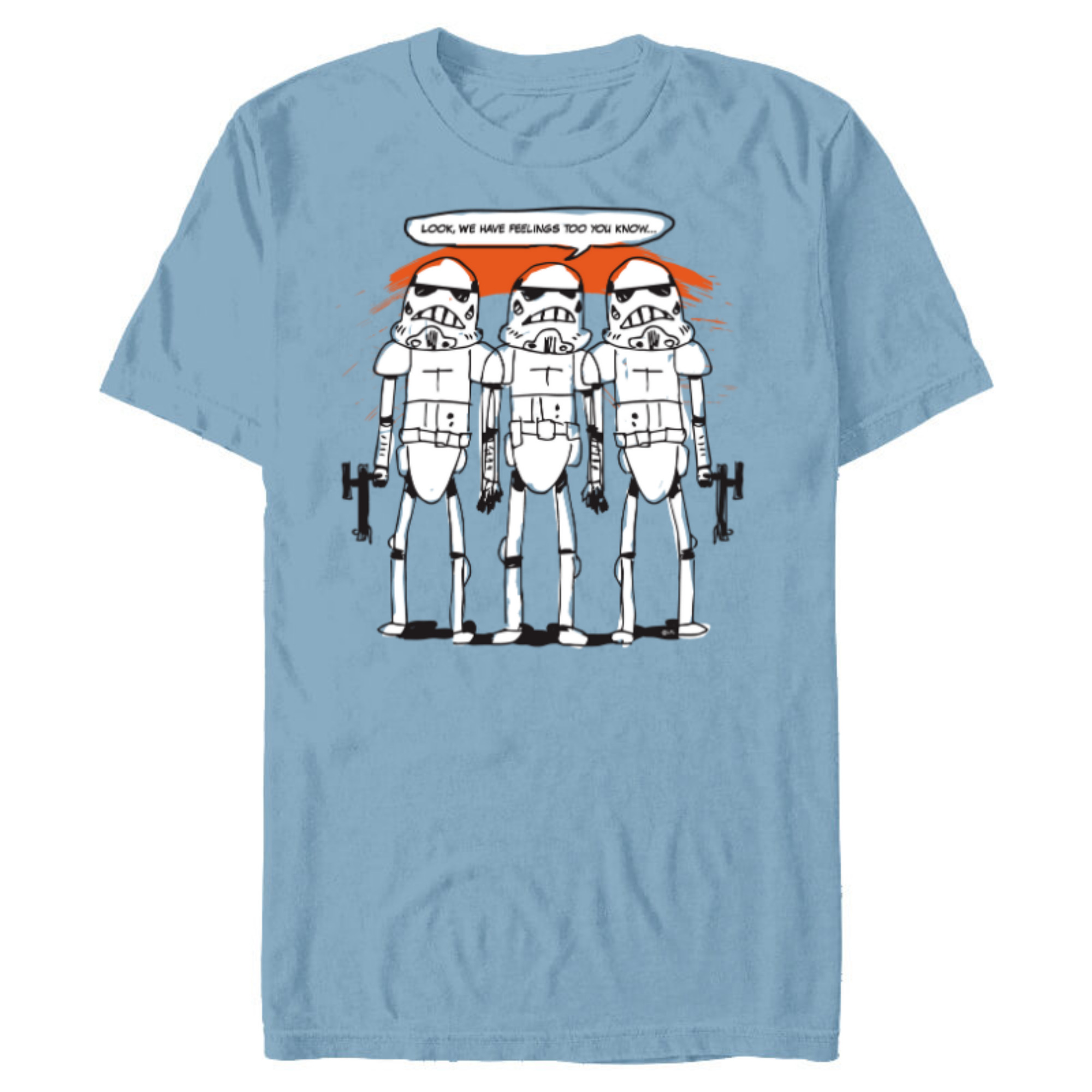 Star Wars Stormtroopers Have Feelings Too Short Sleeve Blended T Star Wars Stormtroopers Have Feelings Too Short Sleeve Blended T