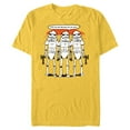 thumbnail image 1 of Star Wars Stormtroopers Have Feelings Too - Short Sleeve Blended T-Shirt for Adults - Customized-Yellow, 1 of 5