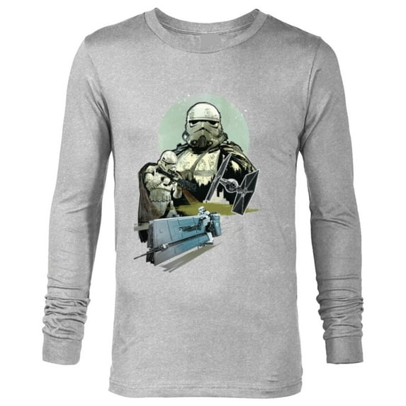 Star Wars Stormtroopers in Action - Long Sleeve T-Shirt for Men - Customized-Athletic Heather
