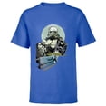thumbnail image 1 of Star Wars Stormtroopers in Action - Short Sleeve T-Shirt for Kids - Customized-Royal, 1 of 5