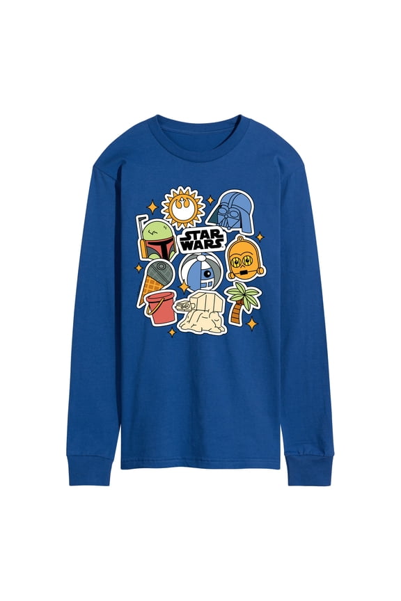 - Summer Stickers - Men's Long Sleeve Tee