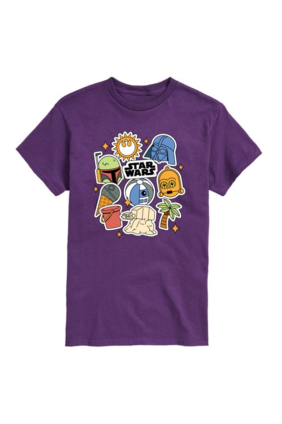- Summer Stickers - Men's Short Sleeve Tee