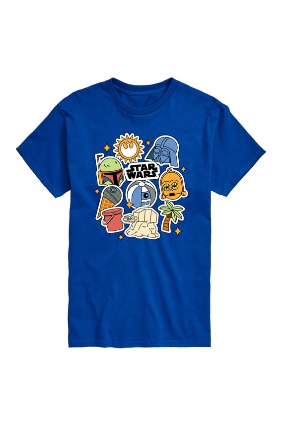 - Summer Stickers - Men's Short Sleeve Tee