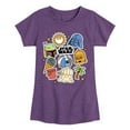 thumbnail image 1 of Star Wars - Summer Stickers - Toddler And Youth Girls Fitted Short Sleeve Tee, 1 of 5