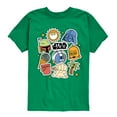 thumbnail image 1 of Star Wars - Darth Vader, C3 po, R2D2 Summer - Toddler And Youth Short Sleeve Tee, 1 of 5