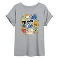 thumbnail image 1 of Star Wars - Summer Stickers - Women's Oversized Tee, 1 of 5