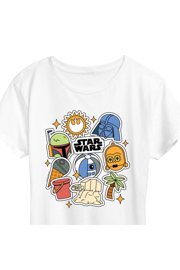 - Summer Stickers - Women's Short Sleeve Graphic T-Shirt