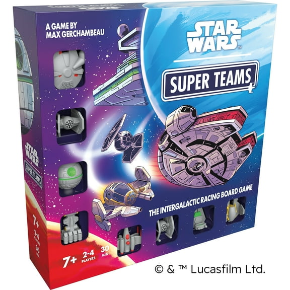 Star Wars Super Teams Clutch Box Board Game for Ages 7+, from Asmodee