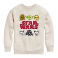 thumbnail image 1 of Star Wars - Sw Logo Doodle - Youth Boys Crew Fleece Sweatshirt, 1 of 4