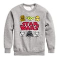 thumbnail image 1 of Star Wars - Sw Logo Doodle - Youth Boys Crew Fleece Sweatshirt, 1 of 4