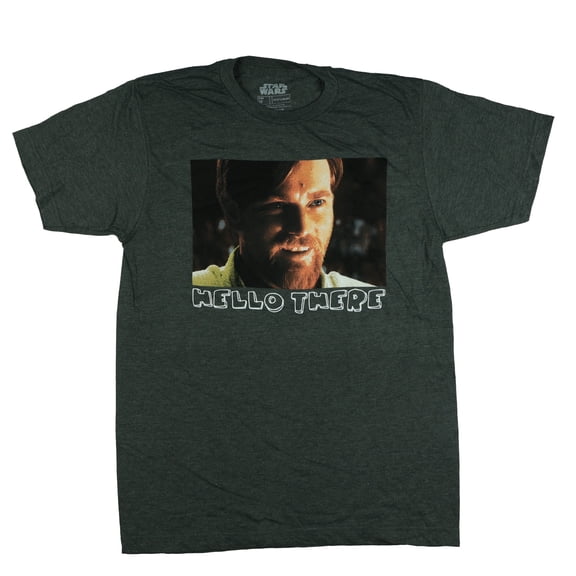 Star Wars T-Shirt Men's Obi-Wan Kenobi Hello There Adult Short Sleeve Tee