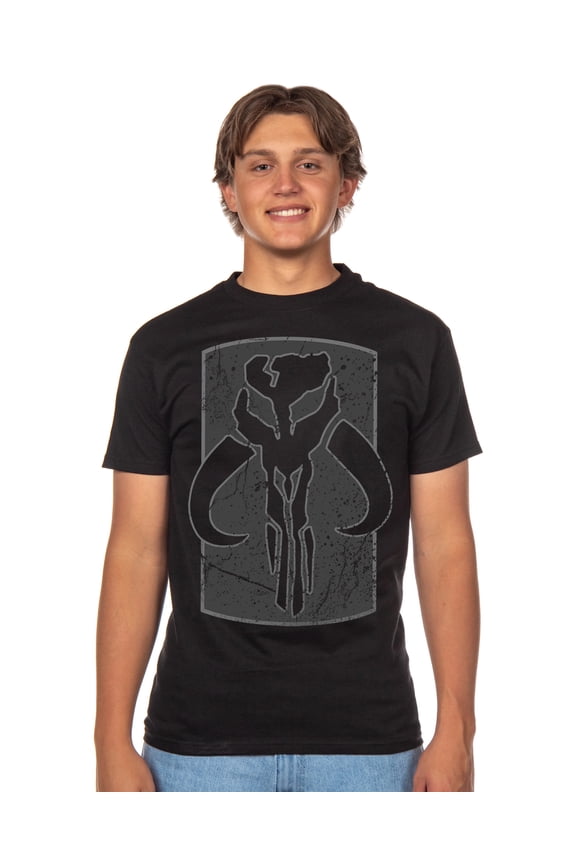 Star Wars T-Shirt The Mandalorian Crest Short Sleeve Graphic Top