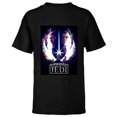 thumbnail image 1 of Star Wars Tales of the Jedi Ahsoka and Dooku Disney+ - Short Sleeve T-Shirt for Kids - Customized-Black, 1 of 5