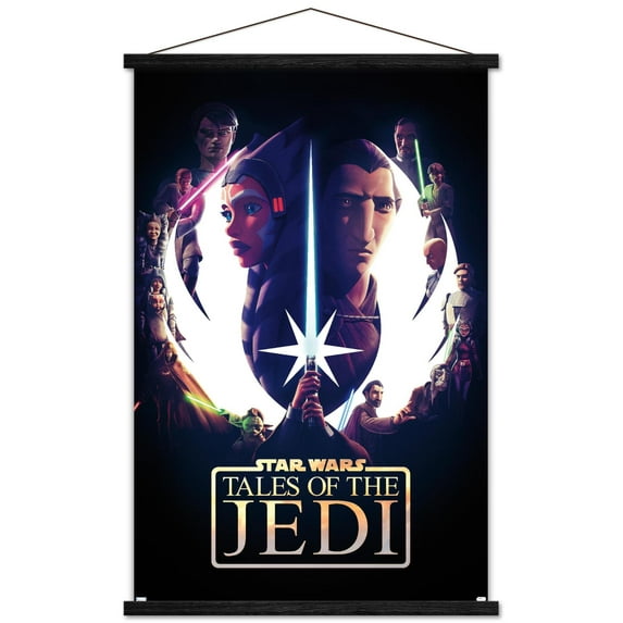 Star Wars: Tales of the Jedi - One Sheet Wall Poster with Magnetic Frame, 22.375" x 34"