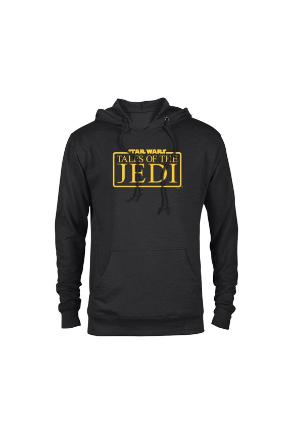 Tales of the Jedi Series Logo Yellow Disney+ - Pullover Hoodie for Adults - Customized-Black