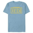 thumbnail image 1 of Star Wars Tales of the Jedi Series Logo Yellow Disney+ - Short Sleeve Blended T-Shirt for Adults - Customized-Ocean Blue, 1 of 5
