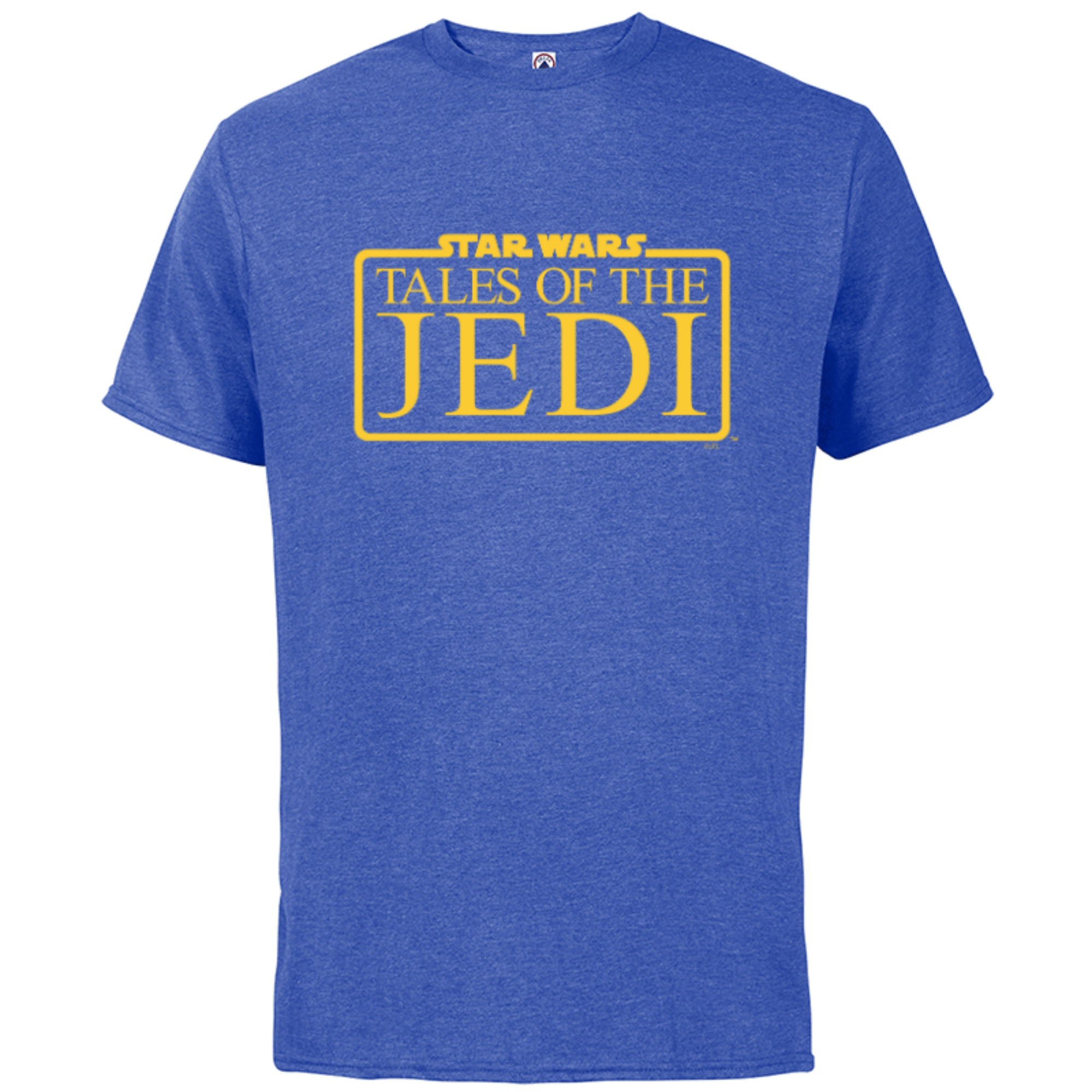 Star Wars Tales of the Jedi Series Logo Yellow Disney+ Short Sleeve