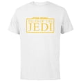 thumbnail image 1 of Star Wars Tales of the Jedi Series Logo Yellow Disney+ - Short Sleeve Cotton T-Shirt for Adults - Customized-White, 1 of 5