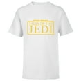 thumbnail image 1 of Star Wars Tales of the Jedi Series Logo Yellow Disney+ - Short Sleeve T-Shirt for Kids - Customized-White, 1 of 5