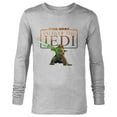 thumbnail image 1 of Star Wars Tales of the Jedi Yaddle with Lightsaber Disney+ - Long Sleeve T-Shirt for Men - Customized-Athletic Heather, 1 of 5