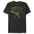 thumbnail image 1 of Star Wars Tales of the Jedi Yaddle with Lightsaber Disney+ - Short Sleeve Blended T-Shirt for Adults - Customized-Dark Heather, 1 of 5