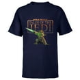 thumbnail image 1 of Star Wars Tales of the Jedi Yaddle with Lightsaber Disney+ - Short Sleeve T-Shirt for Kids - Customized-Navy, 1 of 5