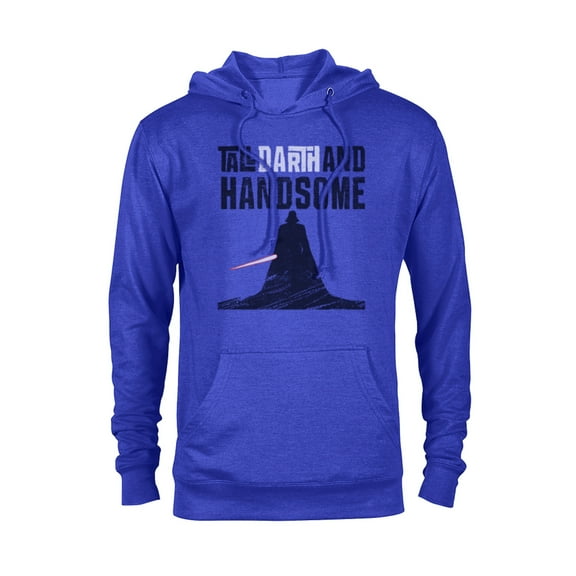 Star Wars Tall Darth and Handsome Funny - Pullover Hoodie for Adults -Customized-Royal Heather