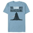 thumbnail image 1 of Star Wars Tall Darth and Handsome Funny - Short Sleeve Blended T-Shirt for Adults -Customized-Ocean Blue, 1 of 5