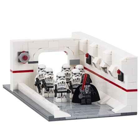 Star Wars Tantive IV Extended Corridor Vignette with Darth Vader Building Block Moc Bricks 323 Pcs