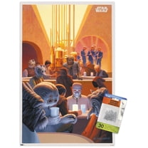 Star Wars: Tatooine - Cantina Wall Poster with Push Pins, 14.725" x 22.375"