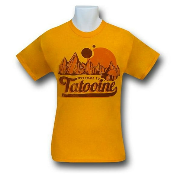 Star Wars Tatooine Welcome T-Shirt-Men's 3XLarge