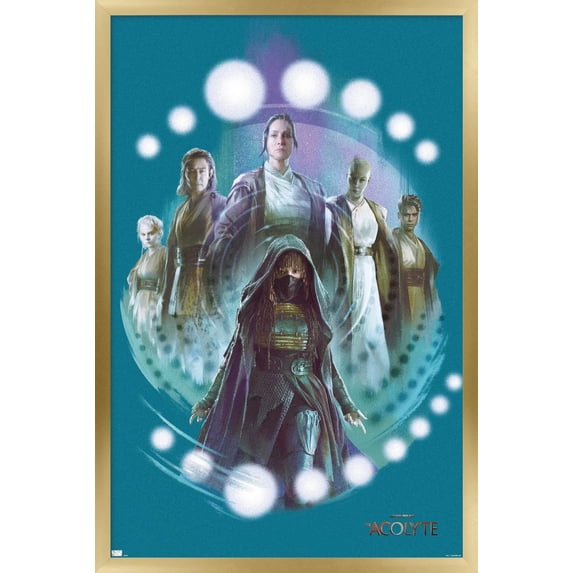 Star Wars: The Acolyte - Group Wall Poster, 14.725" x 22.375" Framed