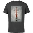 thumbnail image 1 of Star Wars The Acolyte Lightsaber Poster A Darkness Rises- Short Sleeve Cotton T-Shirt for Adults - Customized-Charcoal, 1 of 5