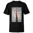 thumbnail image 1 of Star Wars The Acolyte Lightsaber Poster A Darkness Rises- Short Sleeve T-Shirt for Kids - Customized-Black, 1 of 5