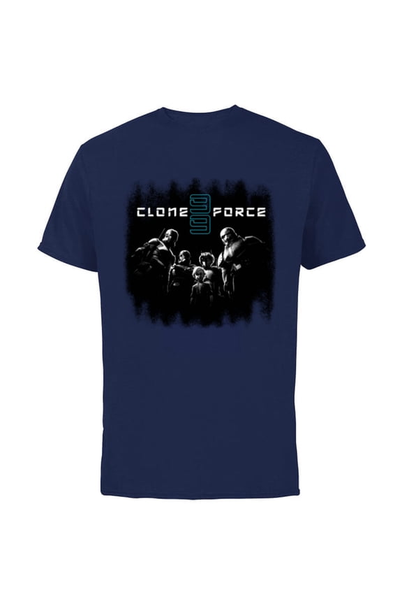 The Bad Batch Clone Force 99 Team Black & White - Short Sleeve Cotton T-Shirt for Adults - Customized-Navy
