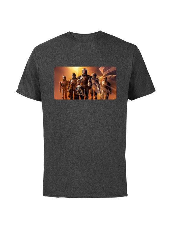 The Bad Batch Clone Force 99 Team Sunset Lighting - Short Sleeve Cotton T-Shirt for Adults - Customized-Charcoal