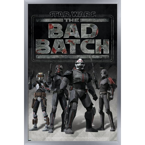 Star Wars: The Bad Batch - Clone Force 99 Wall Poster, 14.725" x 22.375", Framed