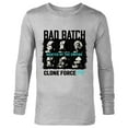 thumbnail image 1 of Star Wars The Bad Batch Clone Force 99 Wanted by the Empire - Long Sleeve T-Shirt for Men - Customized-Athletic Heather, 1 of 5