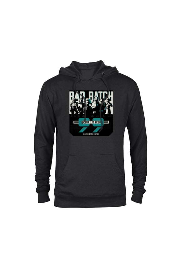 The Bad Batch Clone Force 99 Wanted by the Empire - Pullover Hoodie for Adults - Customized-Black