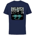 thumbnail image 1 of Star Wars The Bad Batch Clone Force 99 Wanted by the Empire - Short Sleeve Cotton T-Shirt for Adults - Customized-Navy, 1 of 5