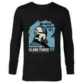 thumbnail image 1 of Star Wars The Bad Batch Echo Quote “We Need Back Up!” - Long Sleeve T-Shirt for Men - Customized-Black, 1 of 5